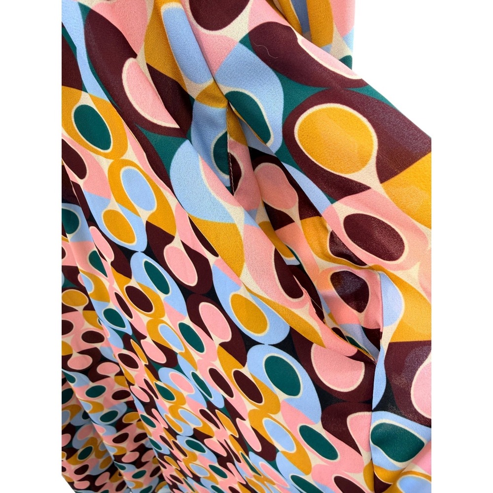 La DoubleJ V Trapezio Dress Gumball Retro Print Maxi XL Edition 25 Italy Mod‎ - Picture 8 of 12